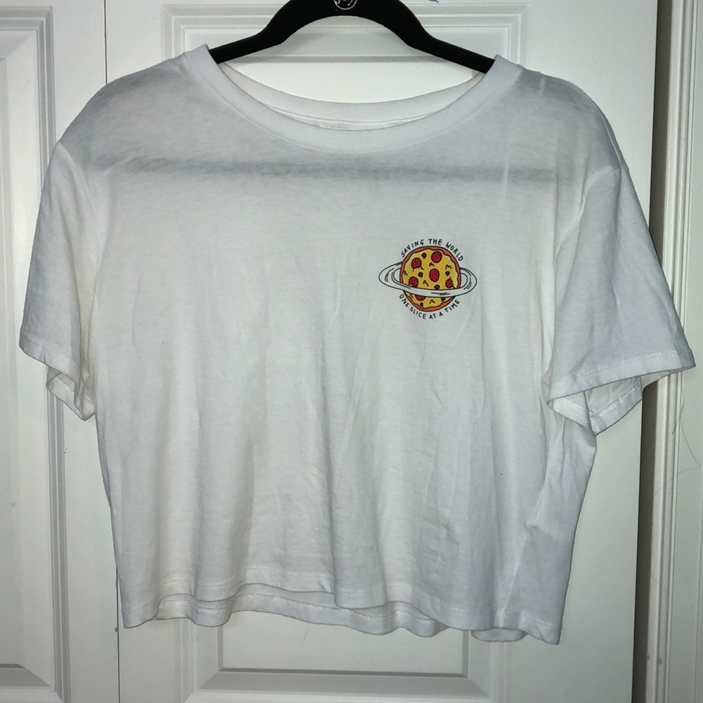 H&M White Crop Top